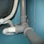 Подключение ванной к канализации