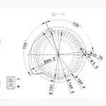 Мотор отопителя для Hitachi ZAX200-3 ZAX240-3 ZAX330-3