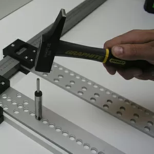 Мебельный шаблон кондуктор для отверстий