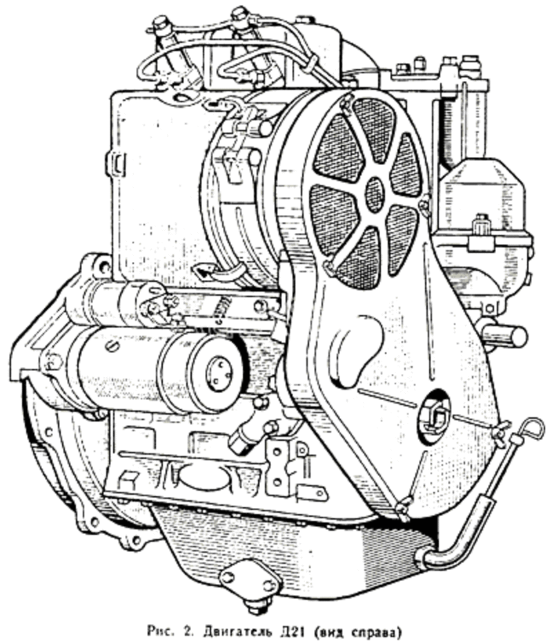 Дизельные двигатели Д-21 