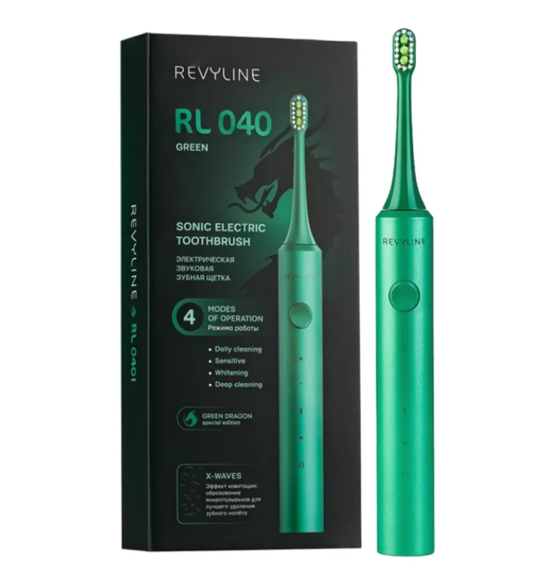 Звуковая щетка RL040 Green с пастой Smart от Revyline